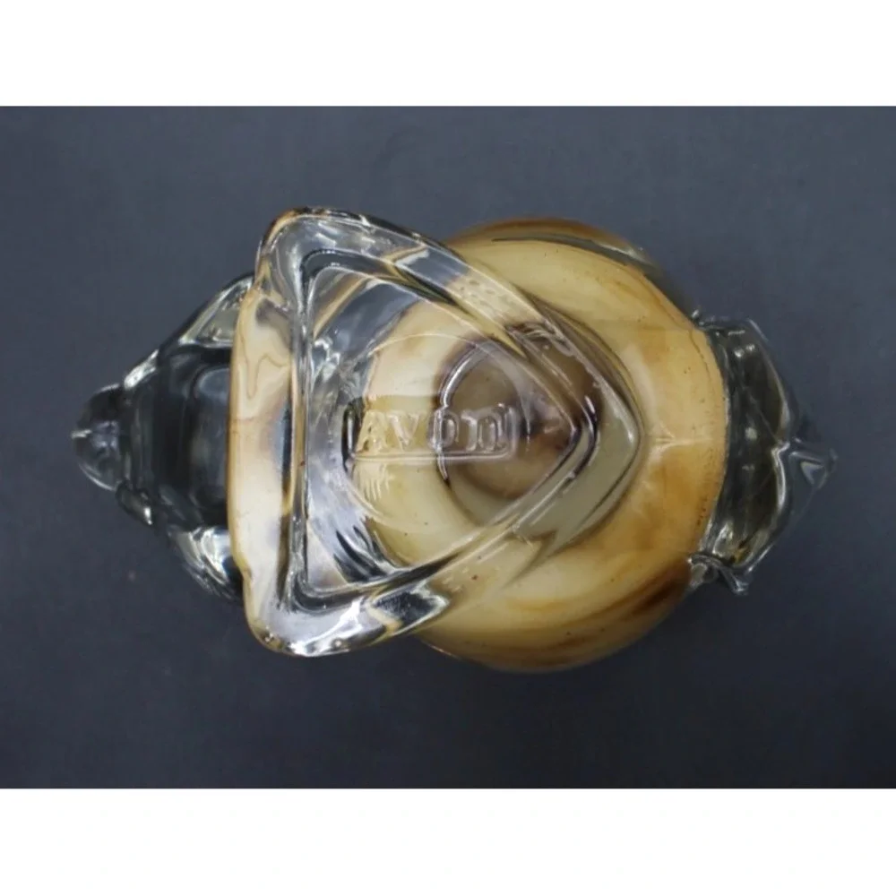 Vintage Avon Glass Squirrel Votive Candle Holder Clear Glass Woodland Decor